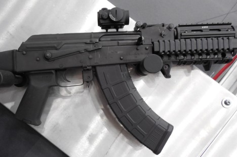Magpul's new AK magazine and pistol grip (with handstop)